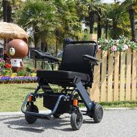 Aluminium léger pliable handicapé de fauteuil roulant électrique