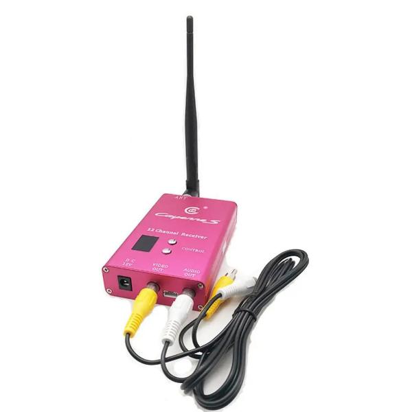 8 canaux 1.2 GHz 8W FPV émetteur vidéo sans fil et récepteur pour drones DC 12V puissance 40km portée
