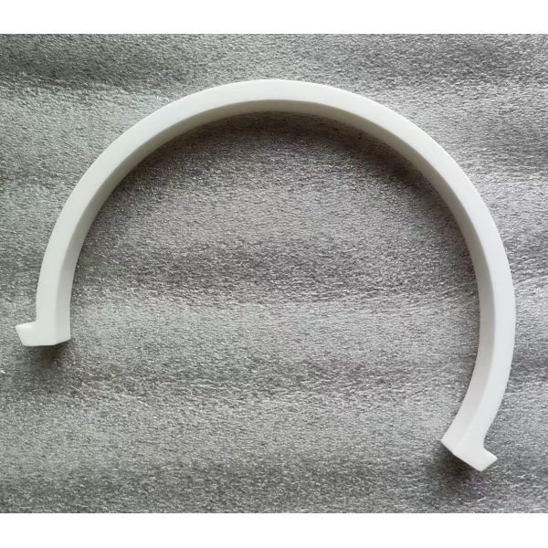 High Purity Alumina Ceramic Shield Rings For Semiconductor Etching Equipment | Vacuum Chamber Protection Rings With Custom Sizes And High Temperature Resistance