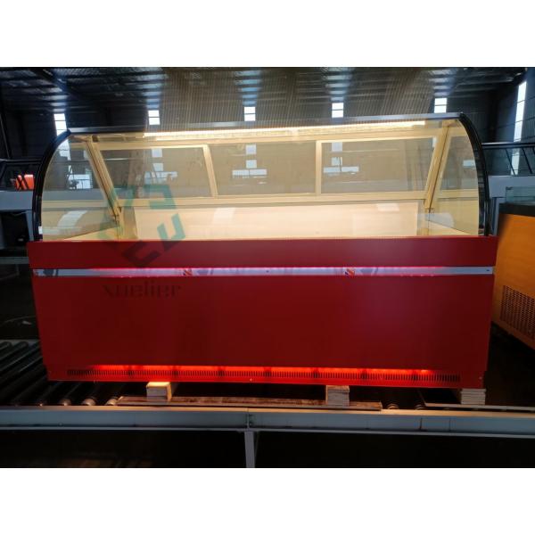 Dual Temperature Commercial Deli Refrigerator Painted Steel 220V