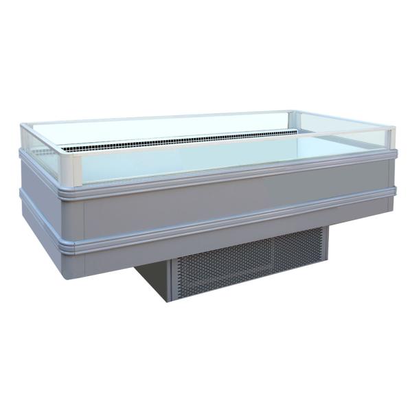Refrigerador superior de vidro refrigerando ventilado da ilha com cor personalizada