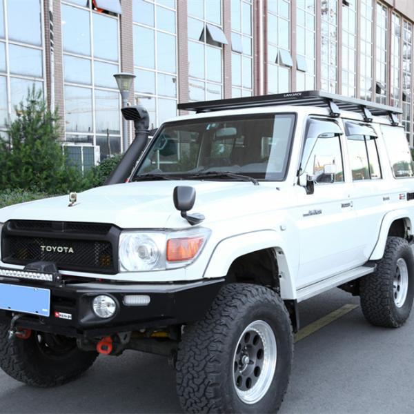 Stylish Car Roof Luggage Carrier for Toyota Land Cruiser LC76 Anodic Oxidated Finish