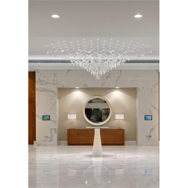 Большие коммерческие люстры Люксовые стеклянные люстры для конференц-центров