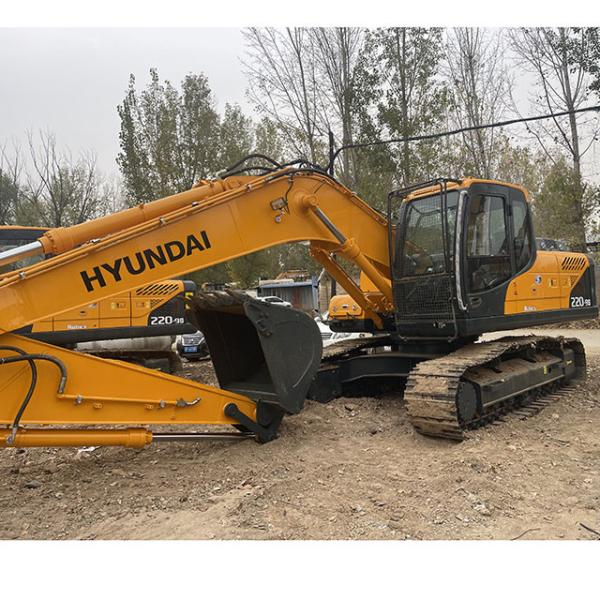 Hyundai Used 220-9s Crawler Excavator 1m3 Bucket Capacity excellent condition