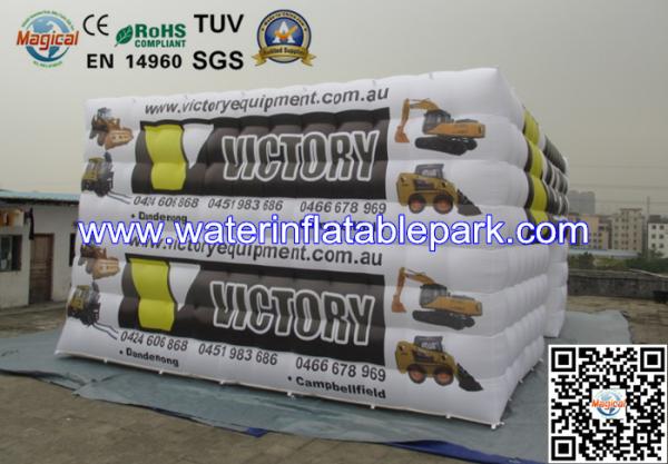 Advertising Large Inflatable Cube Tent Marquee Rental For Amusement Park