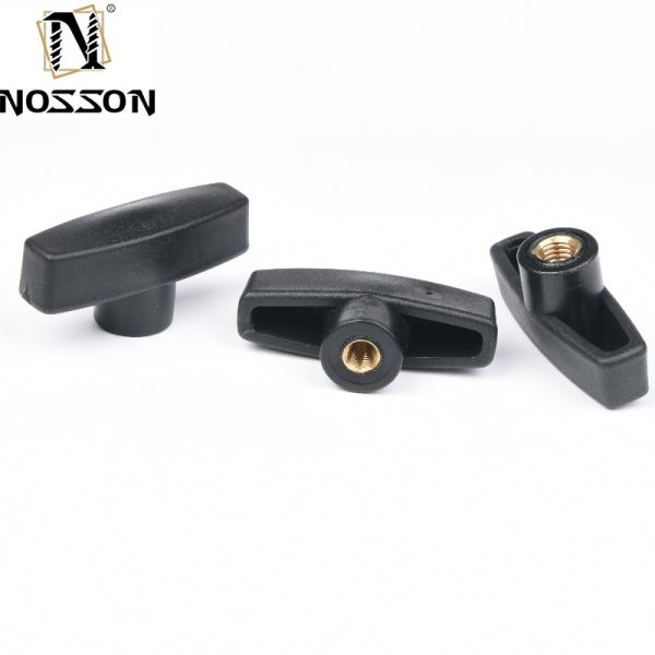 Black Oxide Finish Healthcare T-Head Plastic Knob for Easy Clamping and Tightening in Automotive Industry
