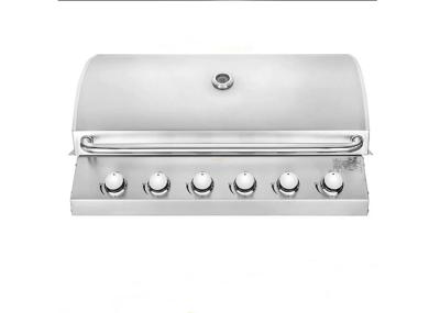 6 Burner Built In Bbq Gas Grill With Side Burner And Rotisserie 38 Inch