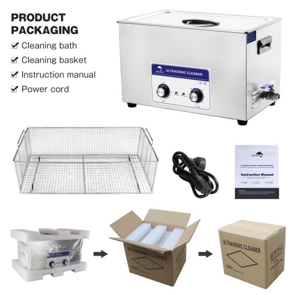 Skymen Limpiador ultrasónico mecánico de culata de máquina de limpieza ultrasónica de 8 galones