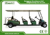 Carrinhos de golfe elétricos certificados de fabricação chinesa com 6 + 2 lugares Cor opcional