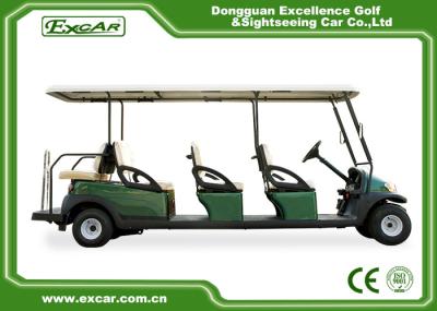 Chinese Manufacture Certificated Electric Golf Carts with 6+2 Seaters Color Optional