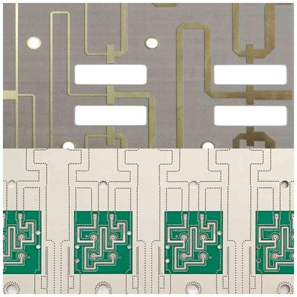 PCB Rohs разнослоистый высокочастотный золото погружения маски припоя зеленого цвета 4 слоев