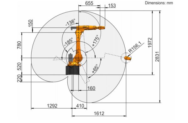 Robô industrial Kuka de seis eixos KR 22 Otimização de soldagem