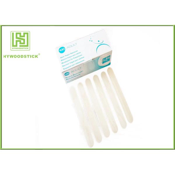 EO Sterilize Face Cream Spatula , Disposable Wooden Cuticle Sticks