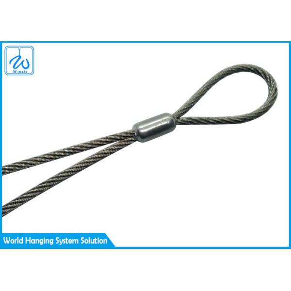 Гальванизированный слинг 2 веревочки стального провода - нога с крюками для корзины смертной казни через повешение завода