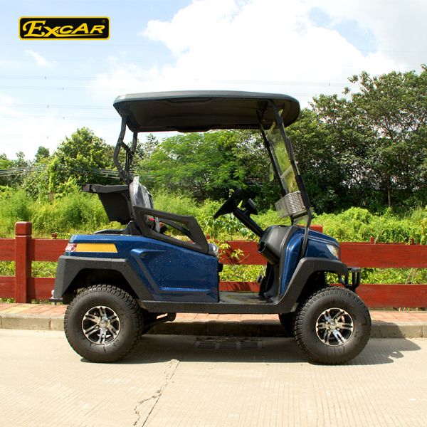 4 Wheel Electric Hunting Golf Carts 48V PP Plastic Cowl Electric Hunting Buggy
