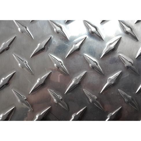 Polished Aluminium Checker Plate 3mm 5mm 6mm 2400 X 1500 2400 X 1200 For Windows