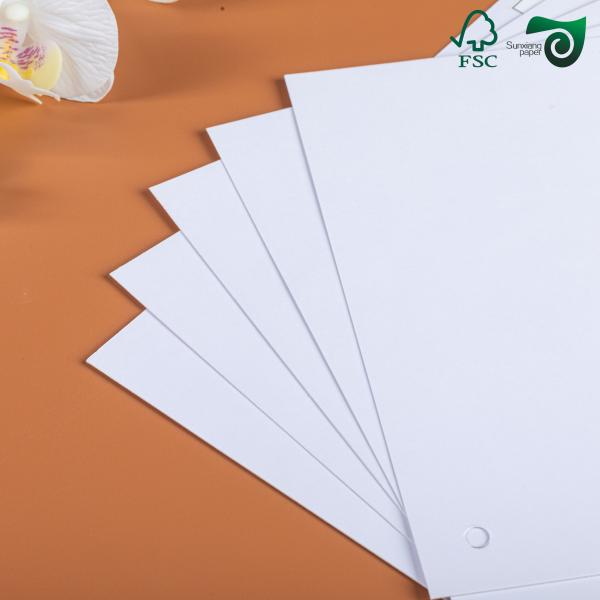 FSC 230g  250g White Water Absorbent Paper For Coaster Board Applications