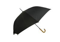 Uv de pouco peso da tela de madeira preta do poliéster do guarda-chuva do punho da vara de J anti