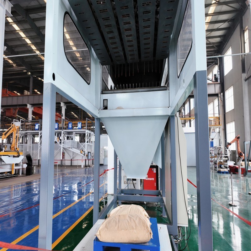 Automatic Bag Opening Machine 400-800 Bags H for Soybean Wheat Coffee Beans Plastic Granules