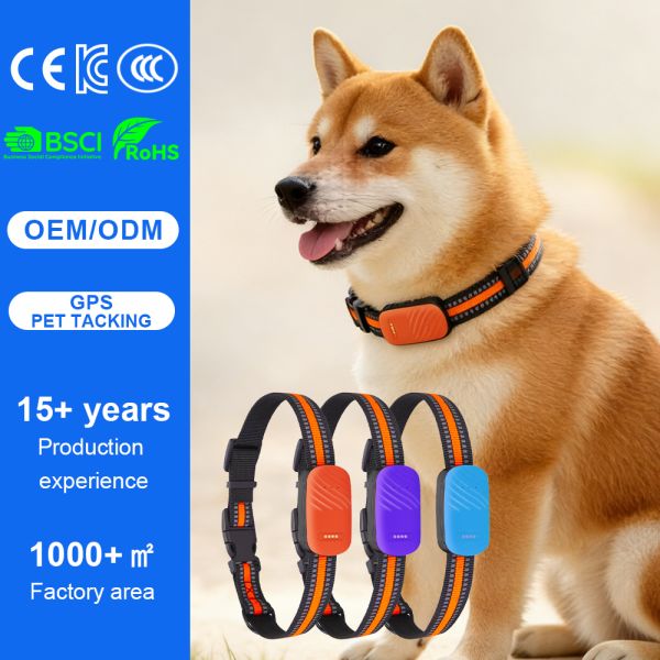 4G GPS Pet Tracker with Real-Time Location Tracking Geo-Fence Alerts and Voice Monitor for Dogs and Cats