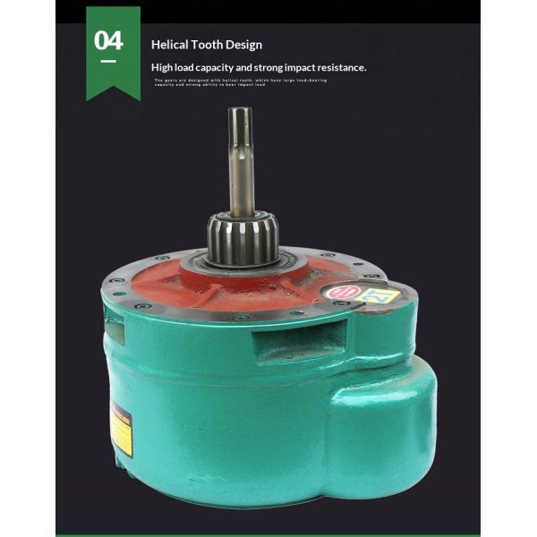 Electric Hoist Gearbox Lifting Reducer with 1 Ton/2 Ton/3 Ton/5 Ton Capacity Green Finish and 1 Year Warranty