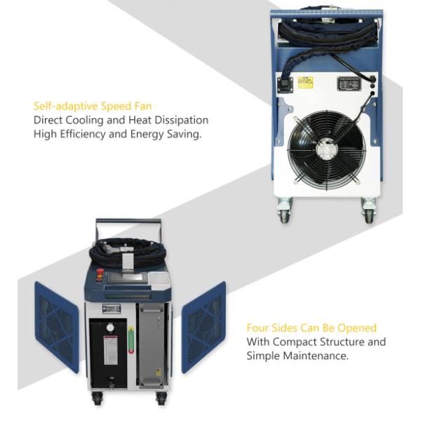 Переносная лазерная очистная машина 1000W 1500W 3000W JPT Волоконный импульс масляной краски лазерный очиститель