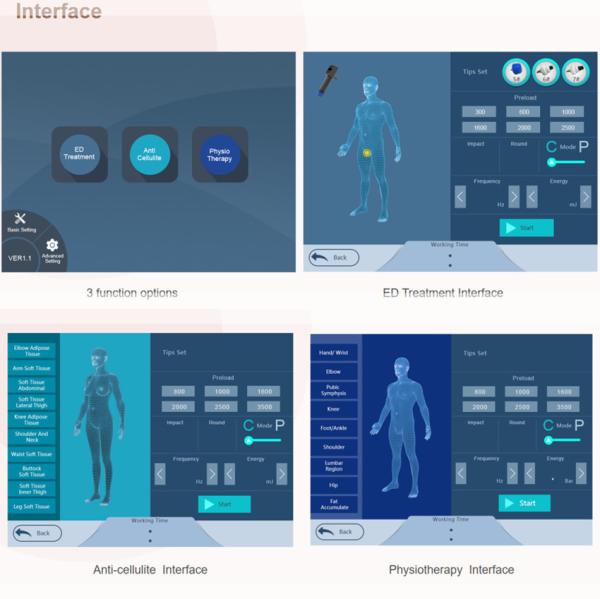 Smart Modes Air Pressure Therapy Machine , Electromagnetic Therapy Devices