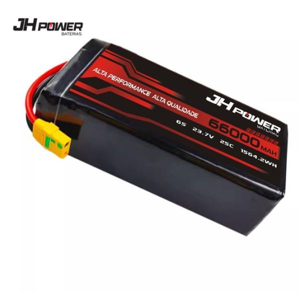 High Capacity Lipo Drone Battery 66000mAh 6S 23.7V 25C Agricultural Drone Battery