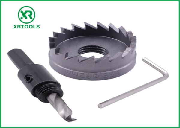 Hex Shank HSS Hole Saw Cutter Quick Change Amber Color Finish Optimum Durability