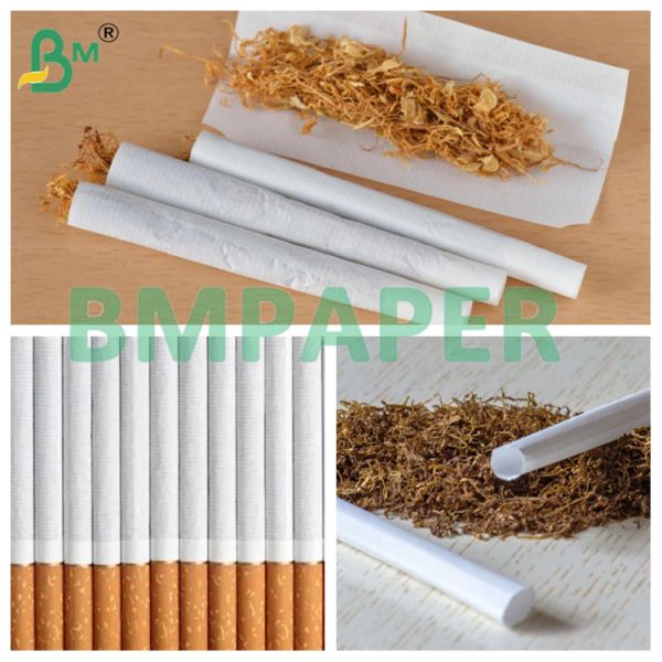 Cigarette Pack Base Paper Roll 25gsm White Tobacco Rolling Paper