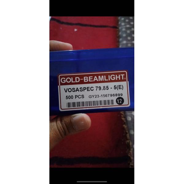 VOSSPE 79.85-5 GOLD-DEAMLIGHT Metal FLAT KNITTING MACHINE NEEDLE for Precise Knitting