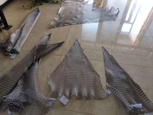 Hand Woven 60 Degree Steel Cable Mesh 304 316 316l