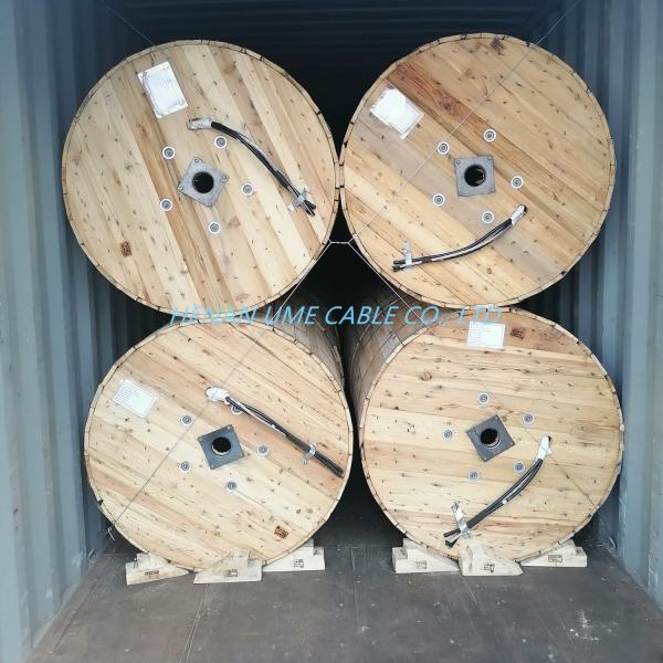 Overhead Triplex Service Drop Cable 2X6AWG 1X6AWG ABC Cable Round Wire Material Shape