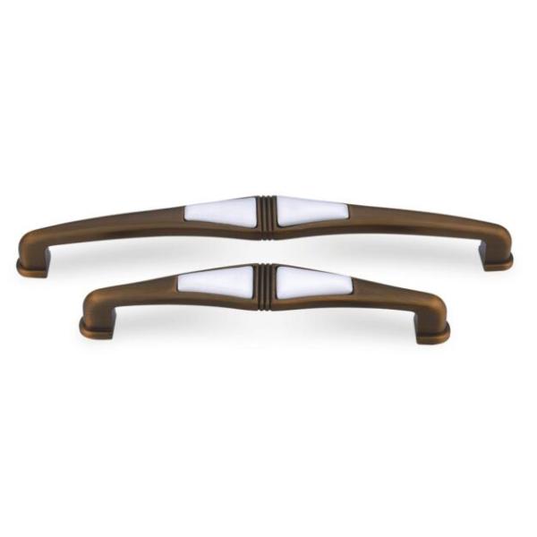 Porta de Single/96/128/160mm Zinc+Ceramic/gaveta/mobília/punho & botão do armário