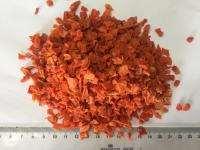 Umidade desidratada de Chips Max 7% da cenoura de HACCP FDA cor alaranjada