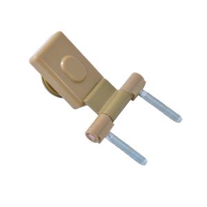 Dobradiças de porta de vidro resistentes Brown amarelo do chuveiro do ISO Chrome
