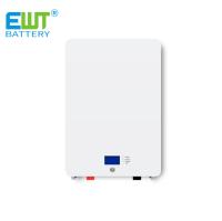 Paquete de batería de fosfato de hierro y litio para celda fotovoltaica solar montada en la pared para el hogar de 48 V 100 Ah respetuoso con el medio ambiente con certificaciones CE/RoHS/UL