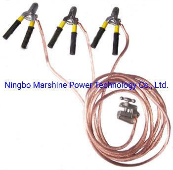 Galvanized Aluminum Portable Personal Safety Earth Wire For Power Equipment And Earthing