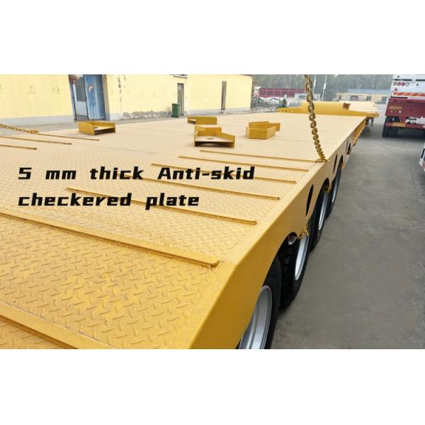 2023 TITAN Best Selling 4 Axle 80-100 Ton Excavator Lowbed Semi Heavy Haul Trailer for Sale Manufacturers