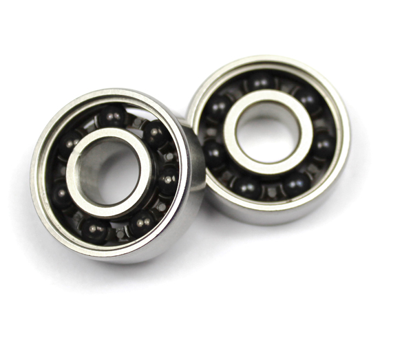 Rigid  8mm Hybrid Ceramic Bearings 8 * 22 * 7mm With Si3N4 Balls Chemical Resistance