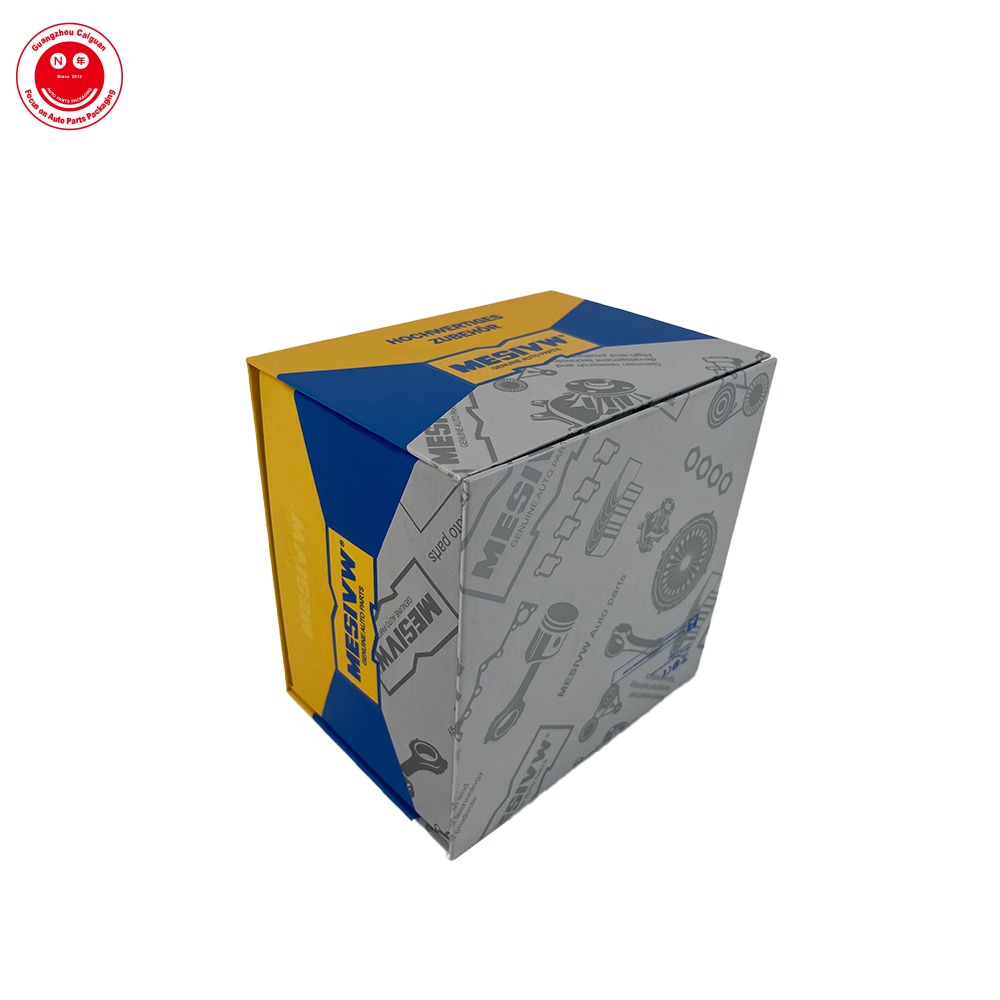 Custom Auto Parts Fuel Pump Packaging Design Magnetic Box with Embossing Matt Lamination UV Coating