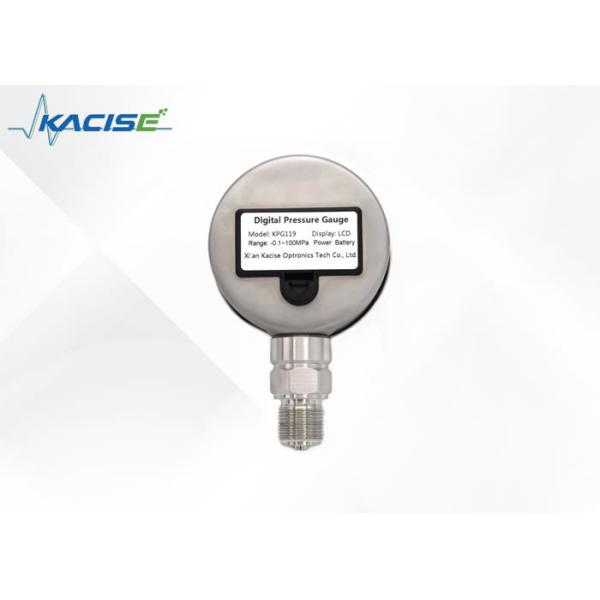 Liquid Filled Precision Digital Pressure Gauge with Fluororubber Seal Ring and Stainless Steel 316L Diaphragm