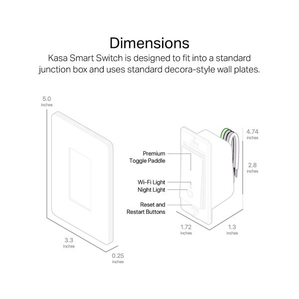 V Series America 2 Gang Elegant Double Pole Wall Switches PC Material 250V Max Voltage 16A Max Current for Home & Hotel Use