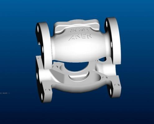 Globe Valve EPS Foam Mould Fine Finish Heat Treatment Precision Machining