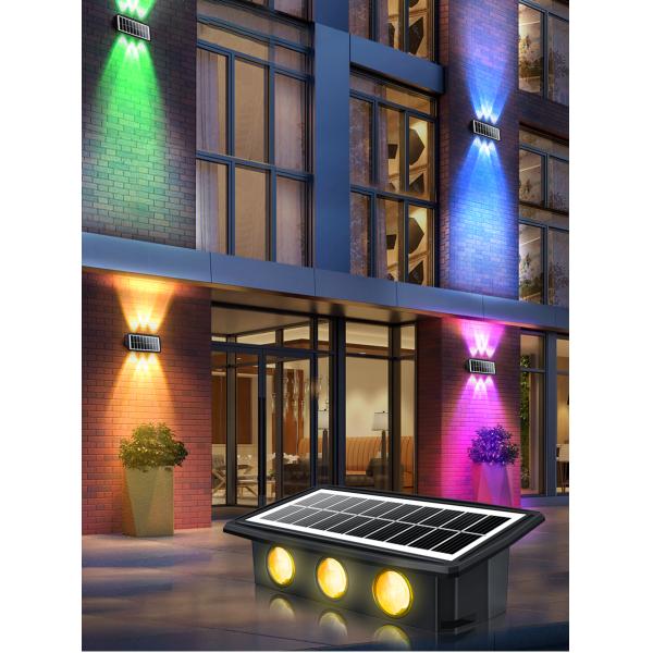 Villa Highlight Wall Garden Solar Courtyard Light with 80 Ra Color Rendering Index