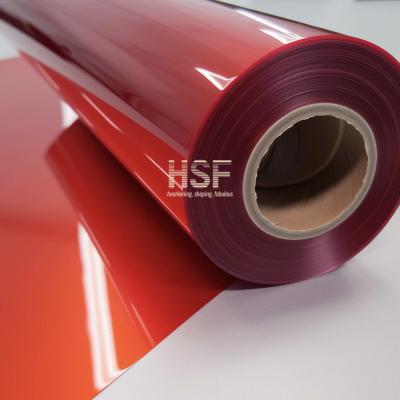 filme MOPP vermelho translúcido de 75 μm, para embalagens alimentares, laminação, etiquetas de fitas, aplicações industriais,
