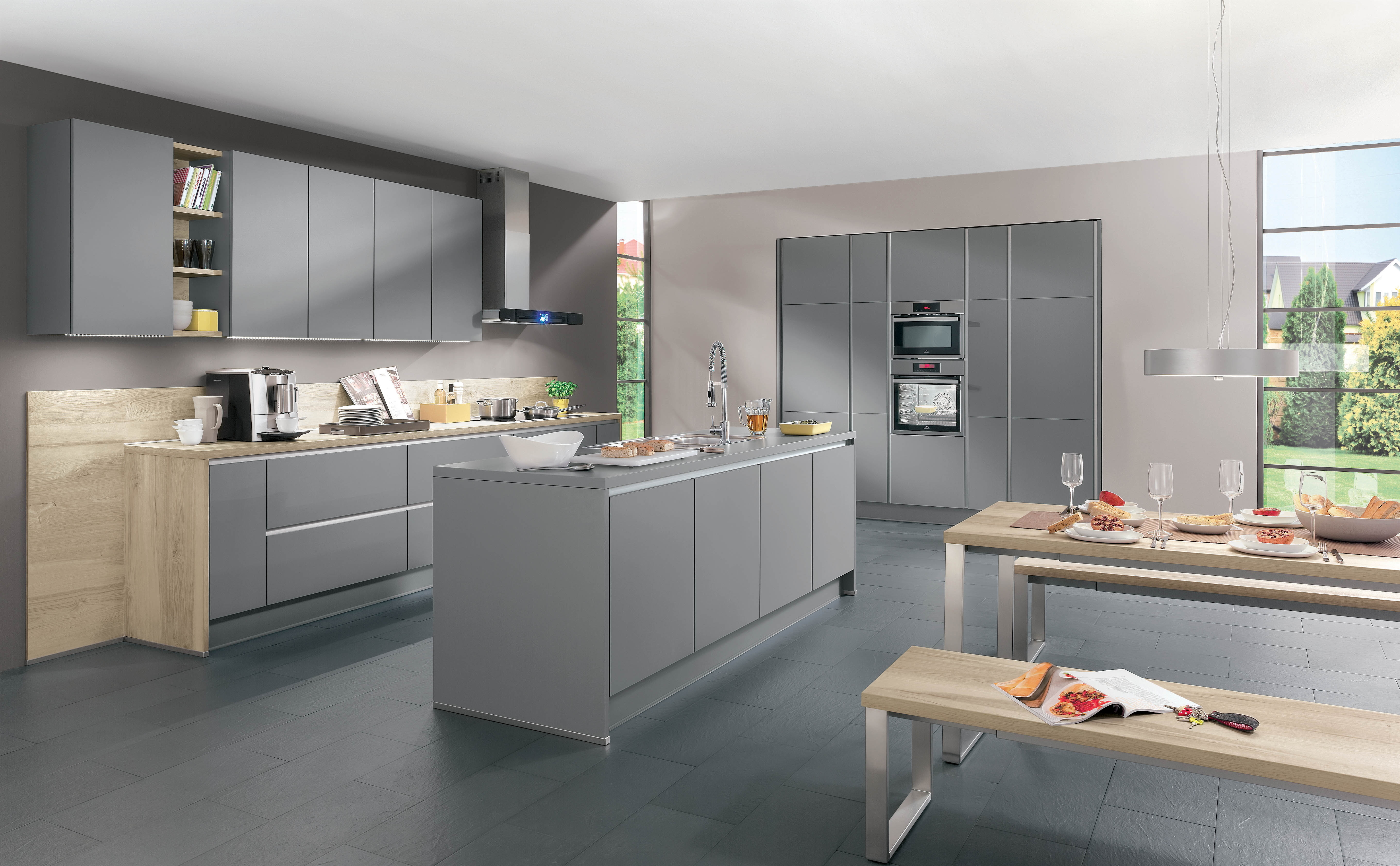 304 Stainless Steel Custom Kitchen Cabinets Cranz Series Multi Functional