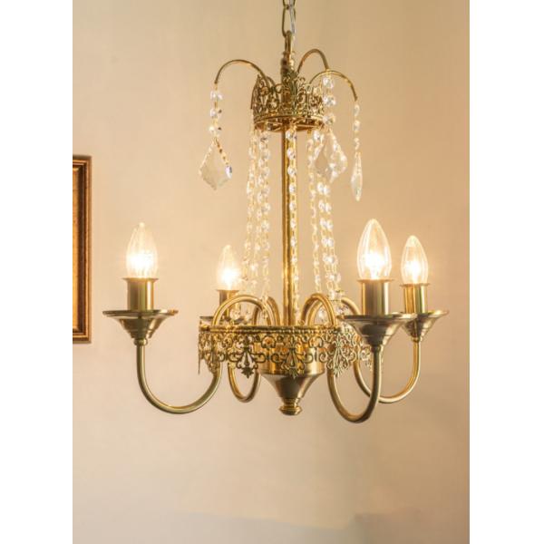 French Court Crystal Chandelier Light Luxury Bedroom Villa Dining Room Vintage Candle Pendant Lights