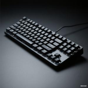 Cherry MX スイッチ用ダブルショット PBT キーキャップ - ブラック/ホワイト