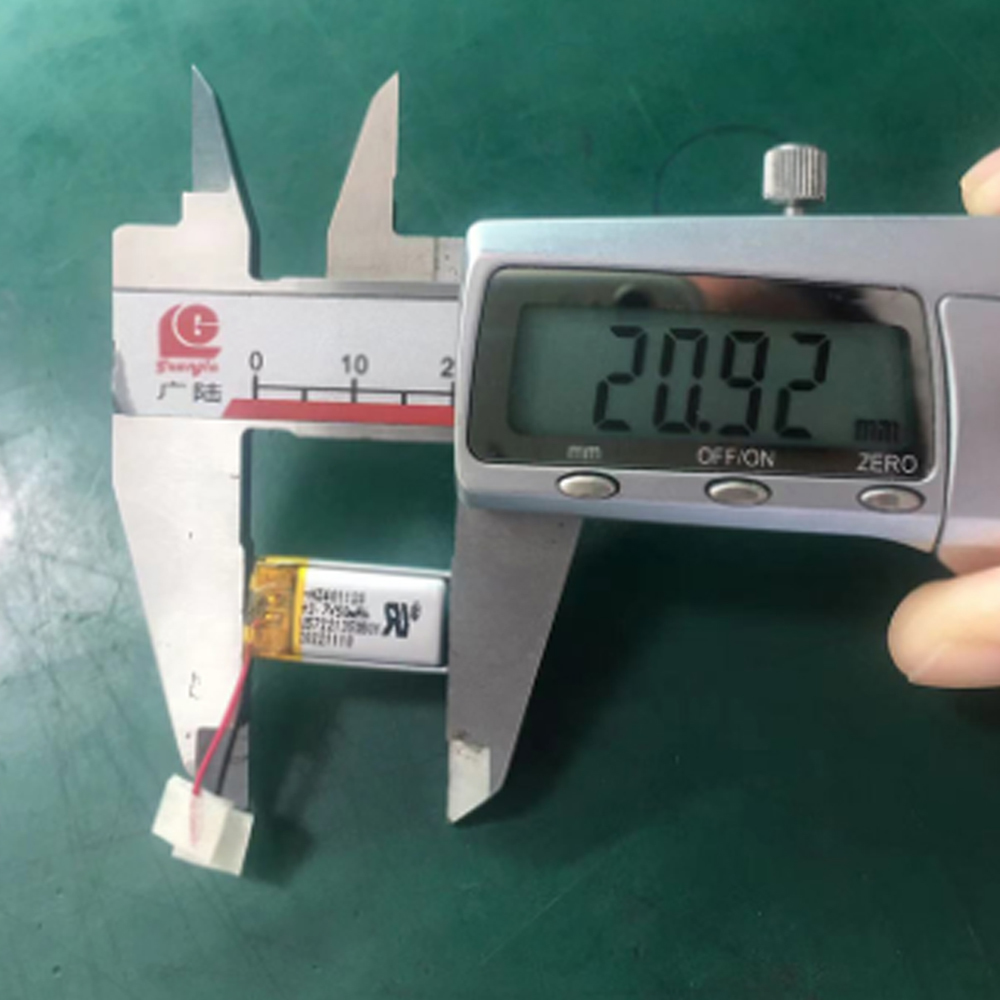 401120 3.7V 50mAh Li Polymer Rechargeable Battery for Smart Wearable Devices